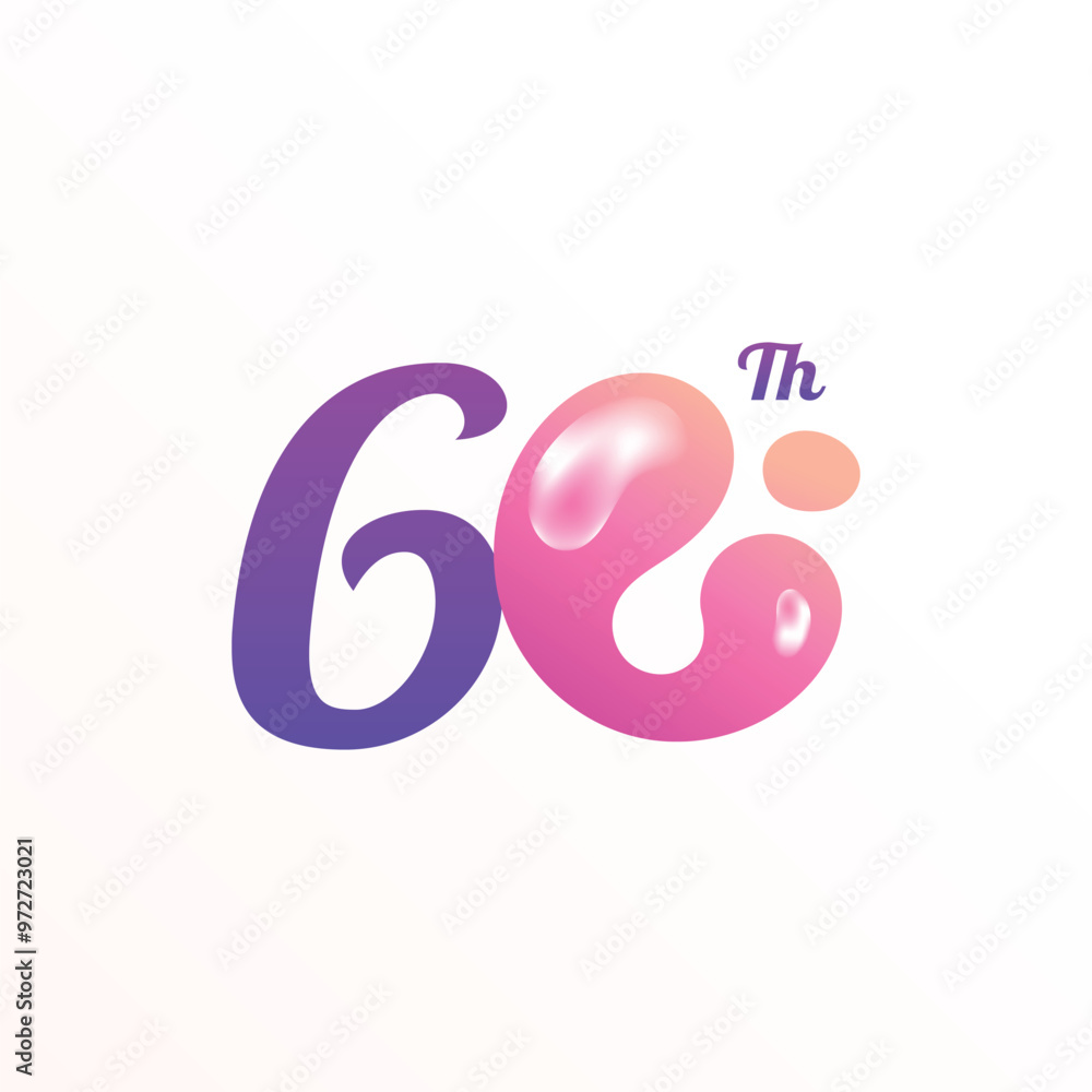 Colorful Anniversary Number Design Collection Colorful Anniversary Number Design Collection