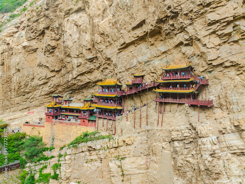 Hanging Temple of Hengshan Mountain, Datong, Shanxi photo