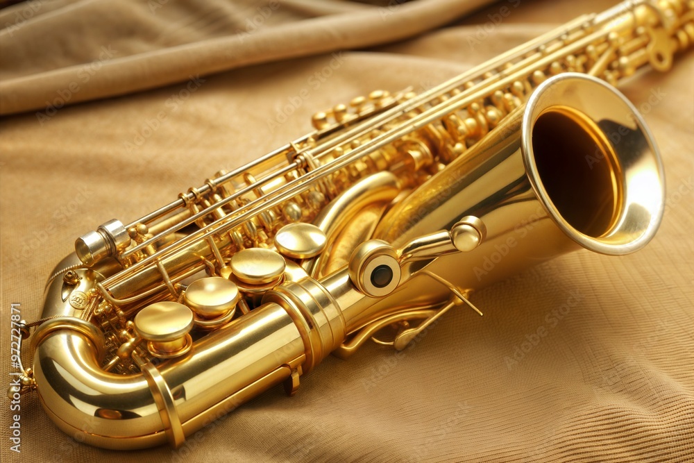 Obraz premium Saxophone Player Performing on Stage