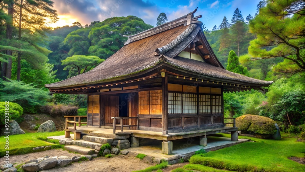 Traditional Japanese samurai house architecture Traditional Japanese samurai house architecture