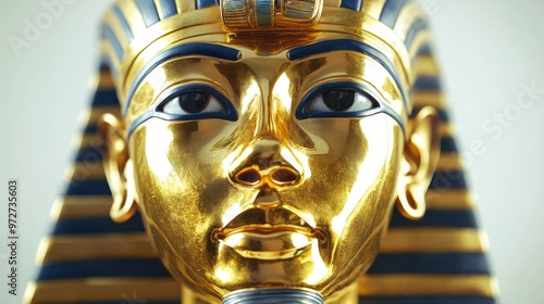 The Golden Gaze of Tutankhamuns Funeral, pharaoh  photo