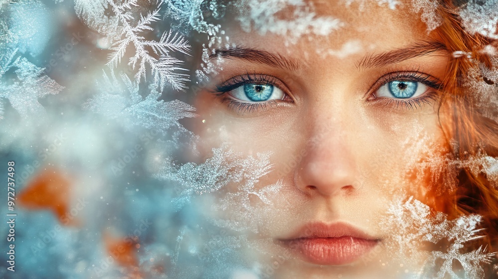Frosted Glass Photo Effect Layout Frosted Glass Photo Effect Layout