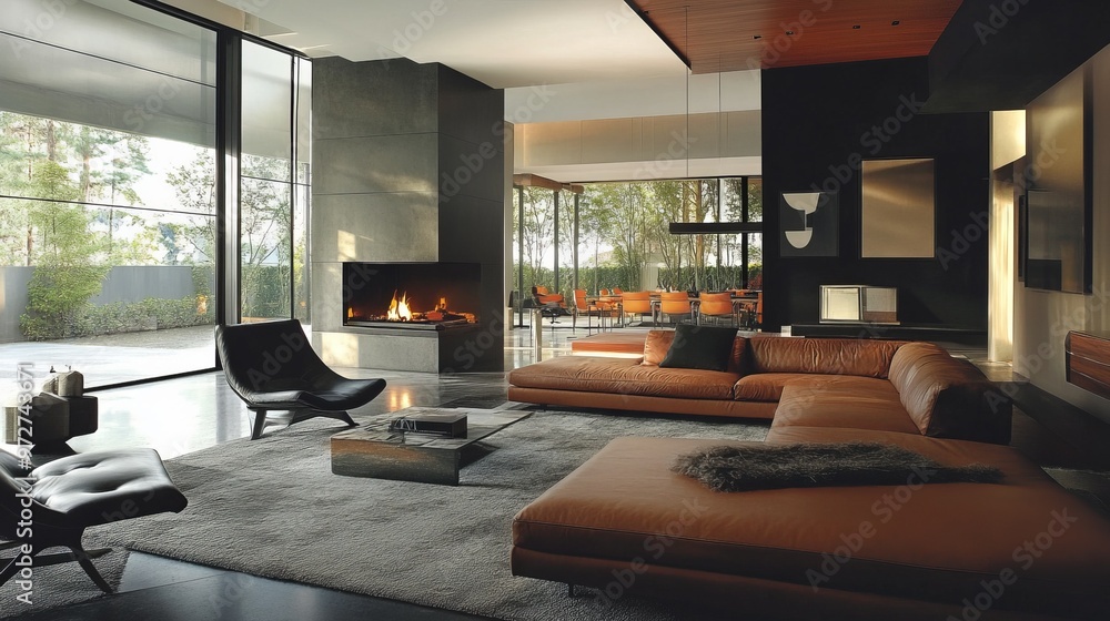 Naklejka premium Interior Design Magazine Layout