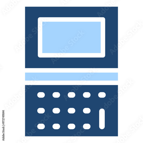 Calculator icon vector symbol illustration