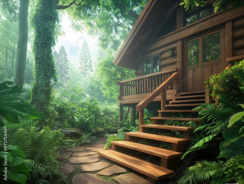 Rustic Log Cabin Retreat in the Woods, Peaceful Nature Escape With Cozy Interior Decor, Perfect Getaway For Relaxation And Serenity Rustic Log Cabin Retreat in the Woods, Peaceful Nature Escape With Cozy Interior Decor, Perfect Getaway For Relaxation And Serenity