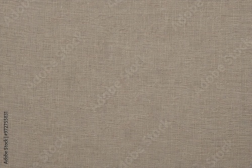 Beige cotton fabric background. Smooth, natural textile texture for design and decoration.