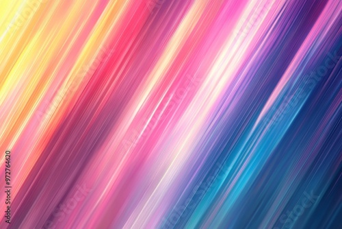 Energetic Rainbow Gradient Abstract Background with Flowing Primary Hues for Graphic Design project, Copy Space Available