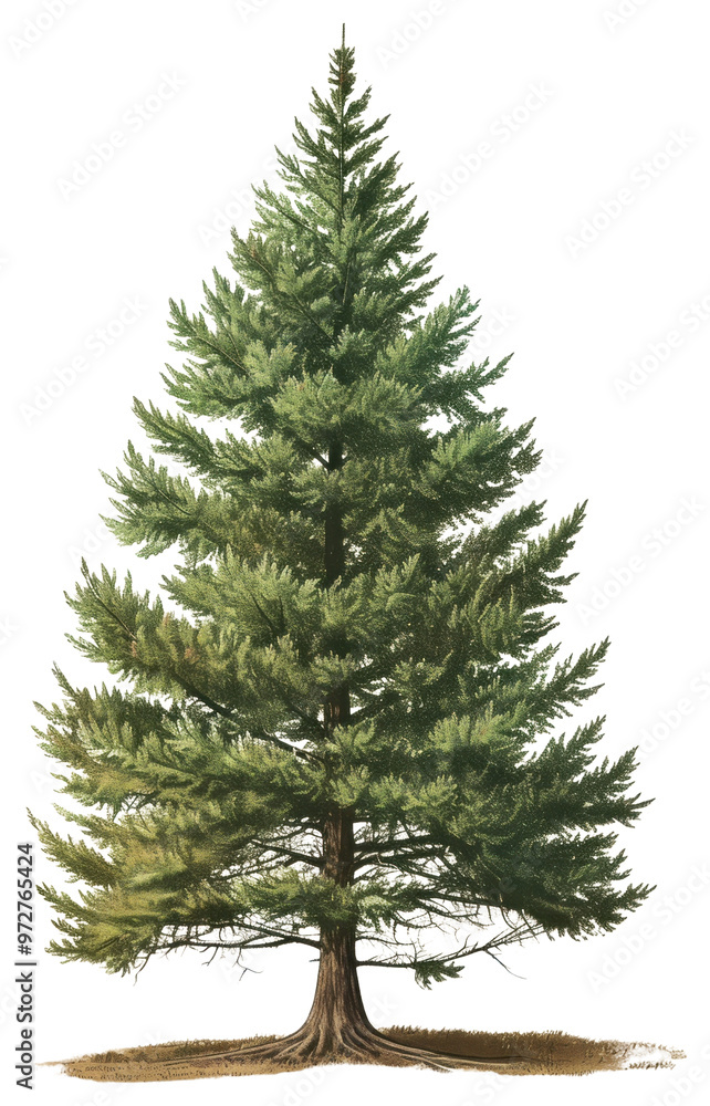 Obraz premium Pine tree plant fir tranquility.