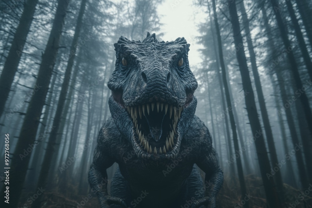 Stock image of Megaraptor in natural light Stock image of Megaraptor in natural light