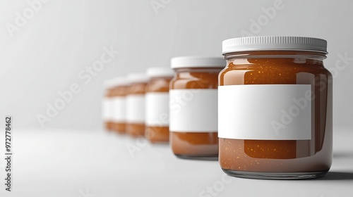 Perspective Jar Label Mockup photo