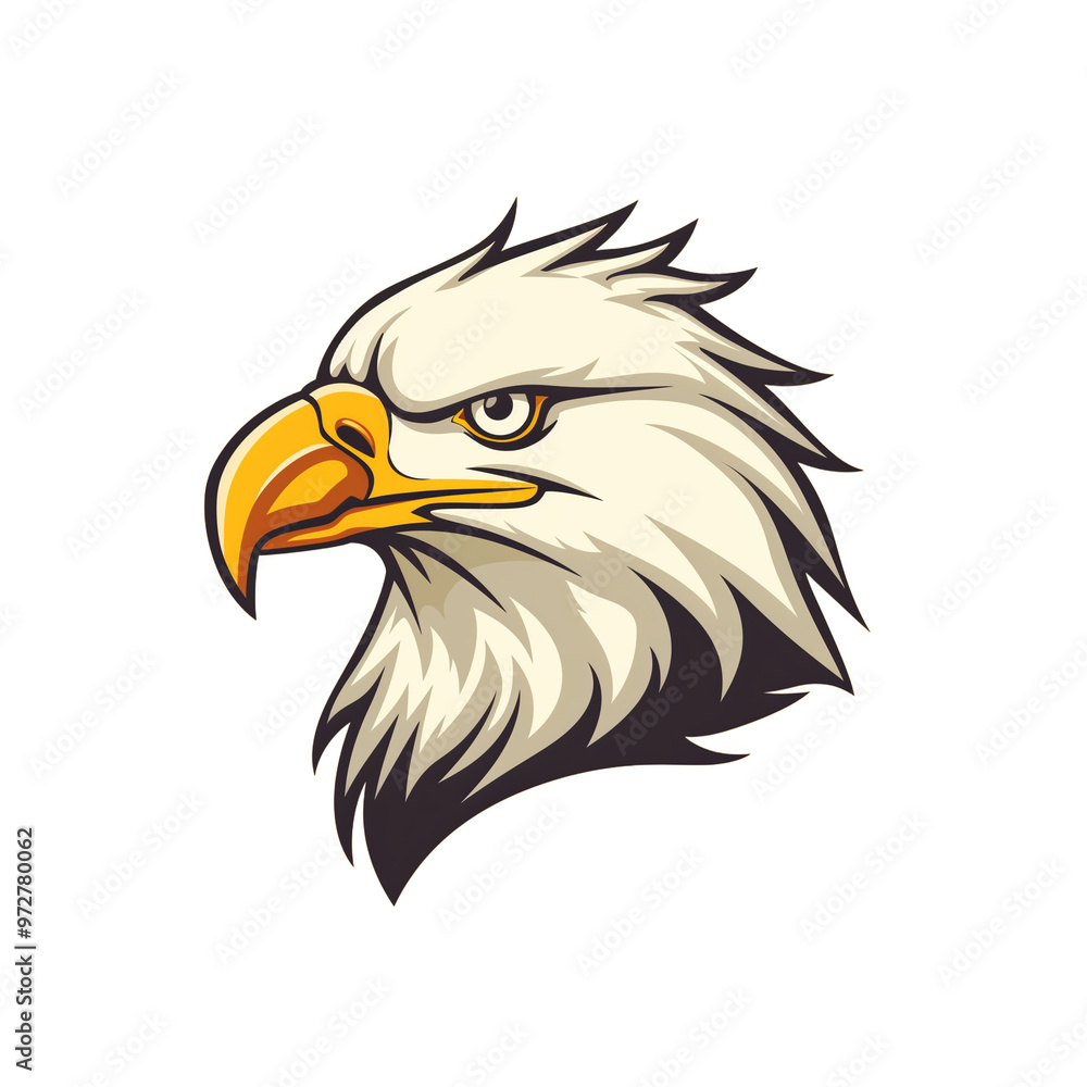 Collection of Bald Eagle Logo Designs Isolated Collection of Bald Eagle Logo Designs Isolated