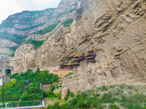 Hanging Temple of Hengshan Mountain, Datong, Shanxi photo