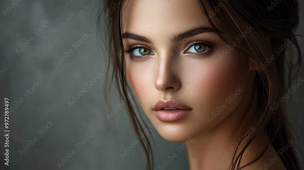 Portrait of woman with perfect aesthetic body Portrait of woman with perfect aesthetic body