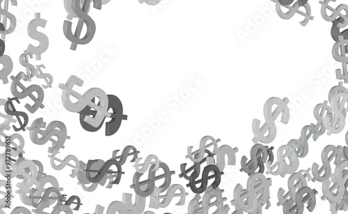 Animated orange dollar back...