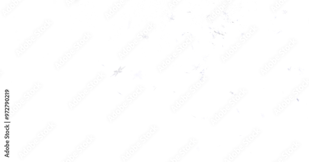 Snowflake Whirlwind: Exquisite 3D Illustration of Descending Christmas Snowflakes in Motion Snowflake Whirlwind: Exquisite 3D Illustration of Descending Christmas Snowflakes in Motion