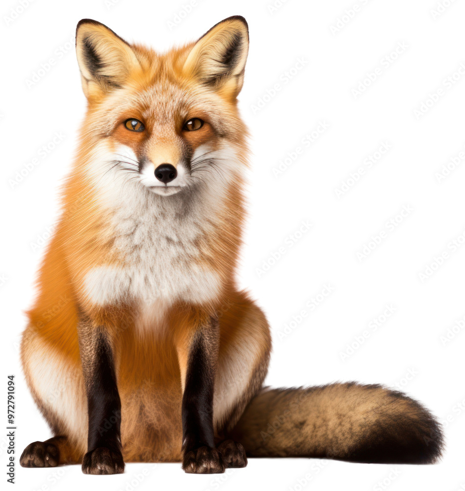 Obraz premium PNG Fox wildlife animal mammal.