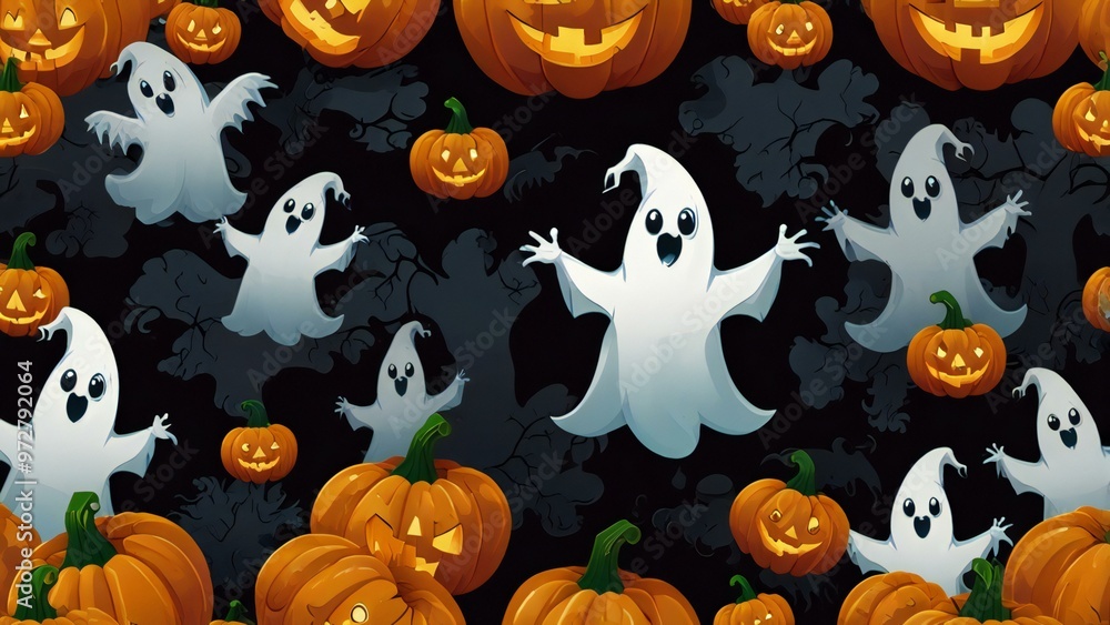 halloween seamless background halloween seamless background