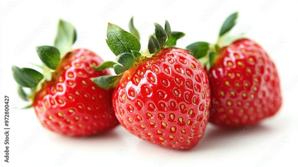 Strawberries isolated. Strawberry slice and whole on white background. Perfect retouch. Full depth of field. With clipping path. Perfect not AI strawberry, true photo. Strawberries isolated. Strawberry slice and whole on white background. Perfect retouch. Full depth of field. With clipping path. Perfect not AI strawberry, true photo.