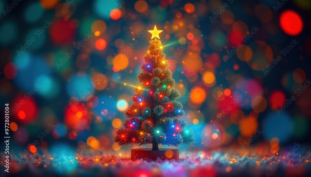 Digital Christmas Tree Abstracts Digital Christmas Tree Abstracts