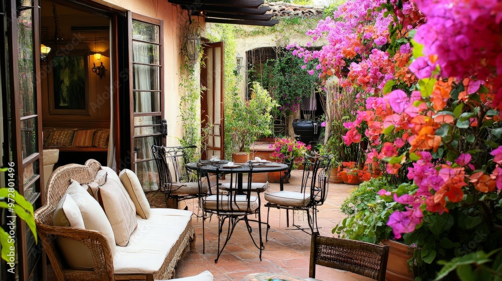 Fototapeta premium Patio Garden Oasis