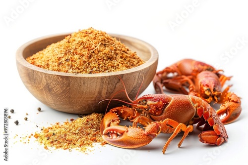 A fresh Old Bay seasoning and Old Bay seasoning Power isolated on white