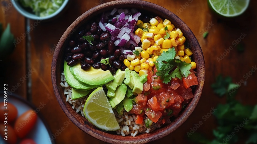 Fresh and Nutritious Green Salad Bowl with Vibrant Ingredients for a Healthy Diet Fresh and Nutritious Green Salad Bowl with Vibrant Ingredients for a Healthy Diet