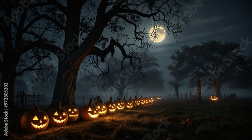 halloween night background