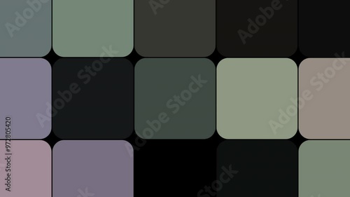 Flashing squares soft colors 12