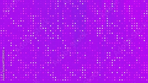 Wallpaper Mural Purple Dotted Grid Abstract Digital Background Loop. Torontodigital.ca