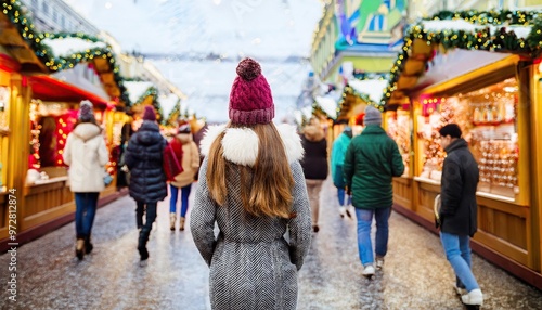 Wallpaper Mural Christmas Market Torontodigital.ca