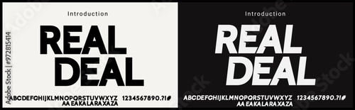 Modern Bold vector font. Typography urban style alphabet fonts for fashion, sport, technology, digital, movie, logo design, vector illustration