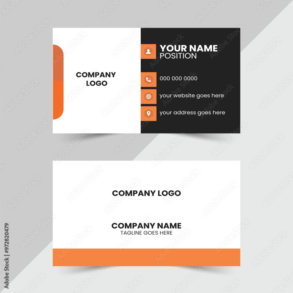 Modern business card design Modern business card design