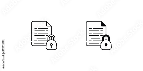 key lock set icon with white background vector stock illustration