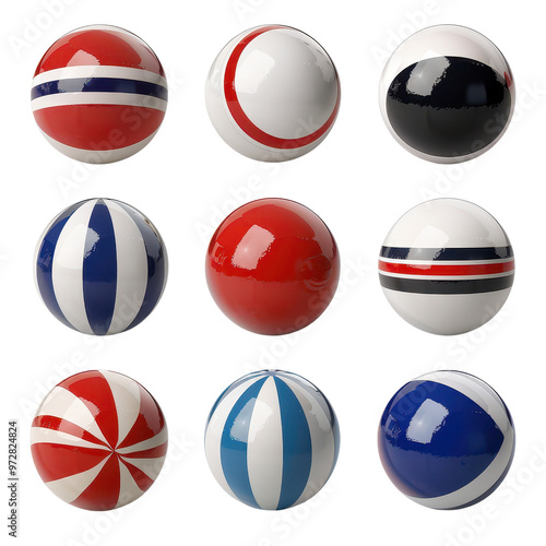 Colorful Striped Spheres 3D Rendered Balls Graphic Design Elements Free Download Colorful Striped Spheres 3D Rendered Balls Graphic Design Elements - GFXLoad