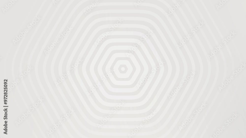 White Hexagonal Wave Pattern Background Loop Animation. White Hexagonal Wave Pattern Background Loop Animation.