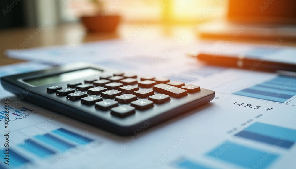 Property tax scene with a model house, contract, coins, and calculator, emphasizing investment and real estate.
Property tax scene with a model house, contract, coins, and calculator, emphasizing investment and real estate.