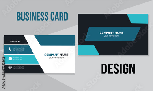 Double sided  creative business card templte