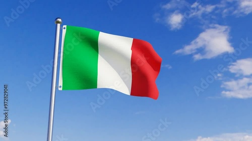 Animated Flag of Italy