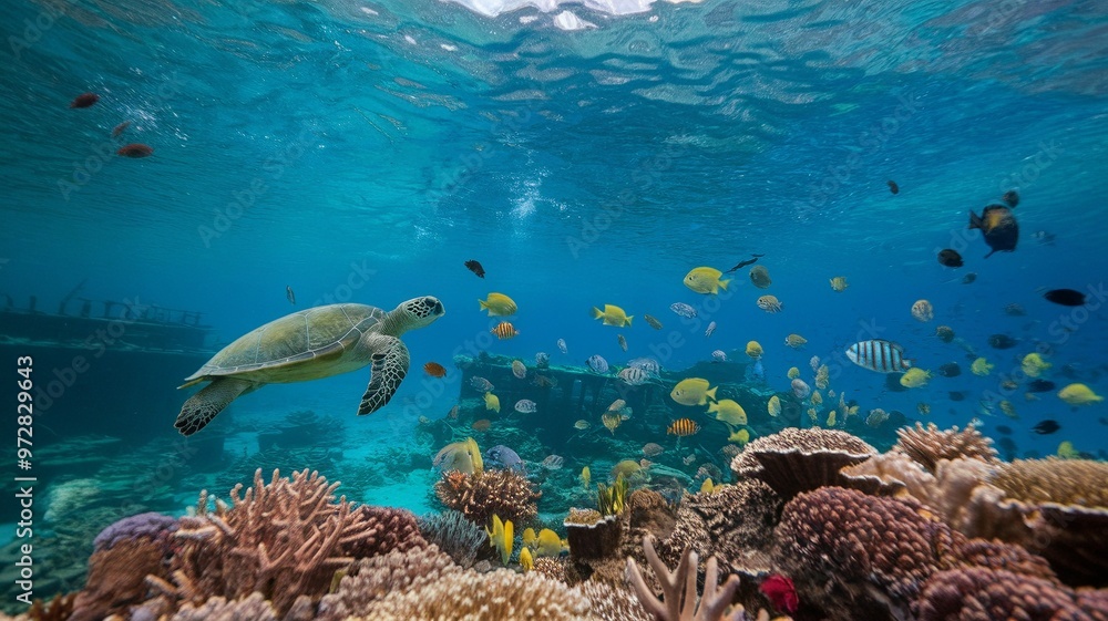 Fototapeta premium Underwater