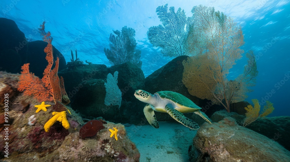 Fototapeta premium Underwater