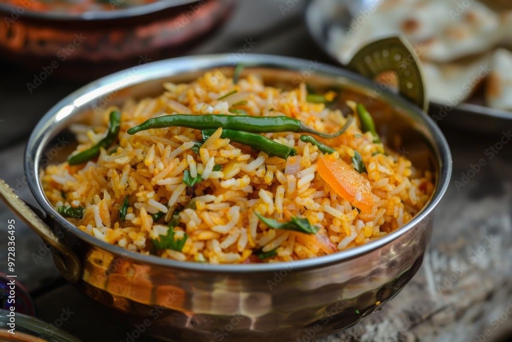Panta Bhat: Fermented rice served with green chilies and onions Panta Bhat: Fermented rice served with green chilies and onions