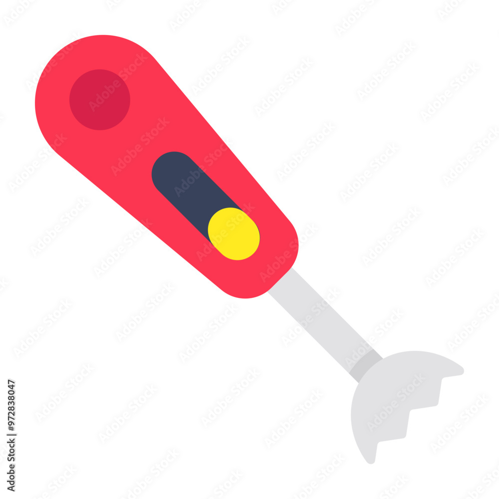 A beautiful design icon of hand blender A beautiful design icon of hand blender