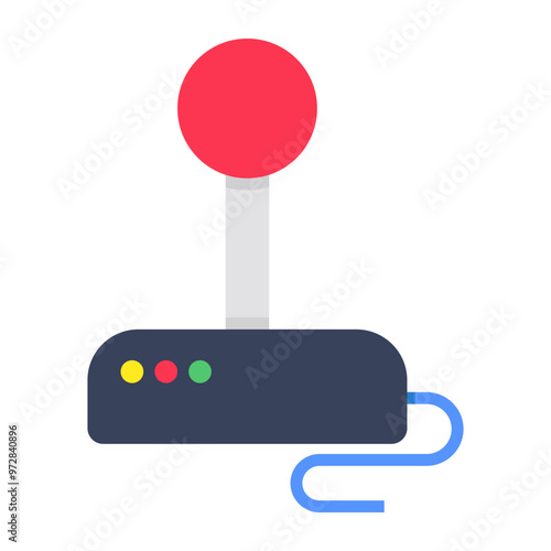 A beautiful design icon of joystick 