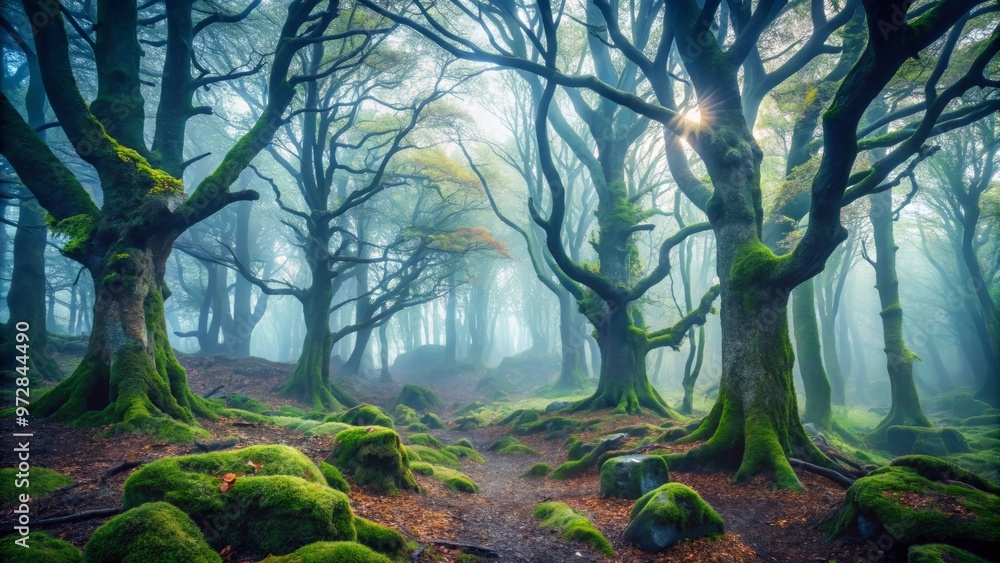 forgotten haunted woodlands eerie mist forgotten haunted woodlands eerie mist