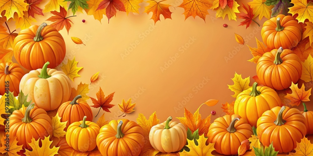 free halloween border graphics playful pumpkin patch autumn leaves orange and yellow colors lively mood colorful style seasonal concept free halloween border graphics playful pumpkin patch autumn leaves orange and yellow colors lively mood colorful style seasonal concept
