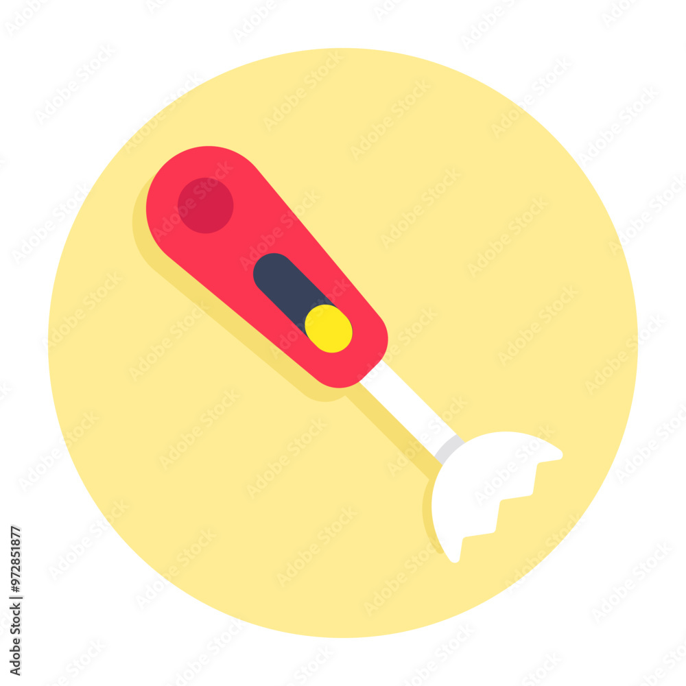 A beautiful design icon of hand blender A beautiful design icon of hand blender