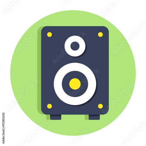 Perfect design icon of speaker