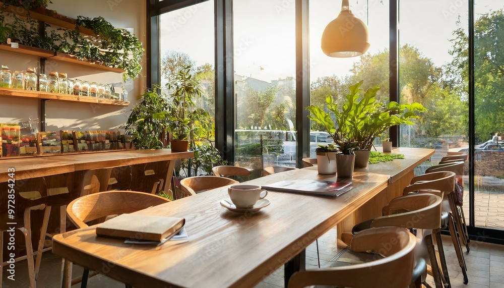Obraz premium A haven for coffee and calm. 