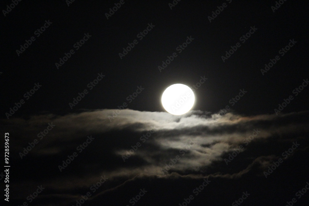 full moon over the clouds full moon over the clouds