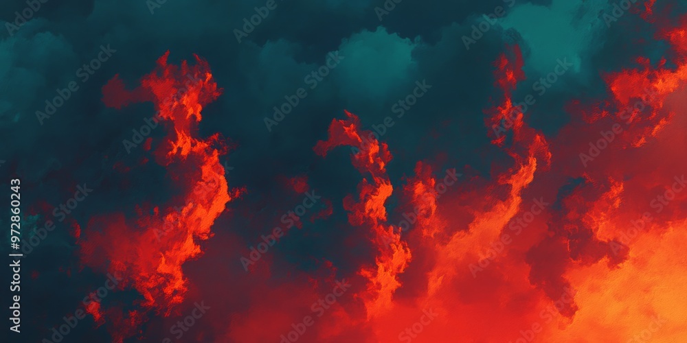 Fiery Sky. Fiery Sky.